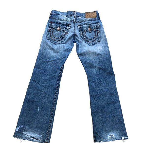 Vintage True Religion Jeans Size 32 BILLY SUPER T Blue - Picture 4 of 6